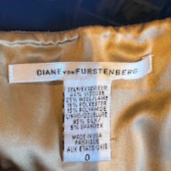 Diane von Furstenberg Gold Cocktail Dress - Picture 4 of 4